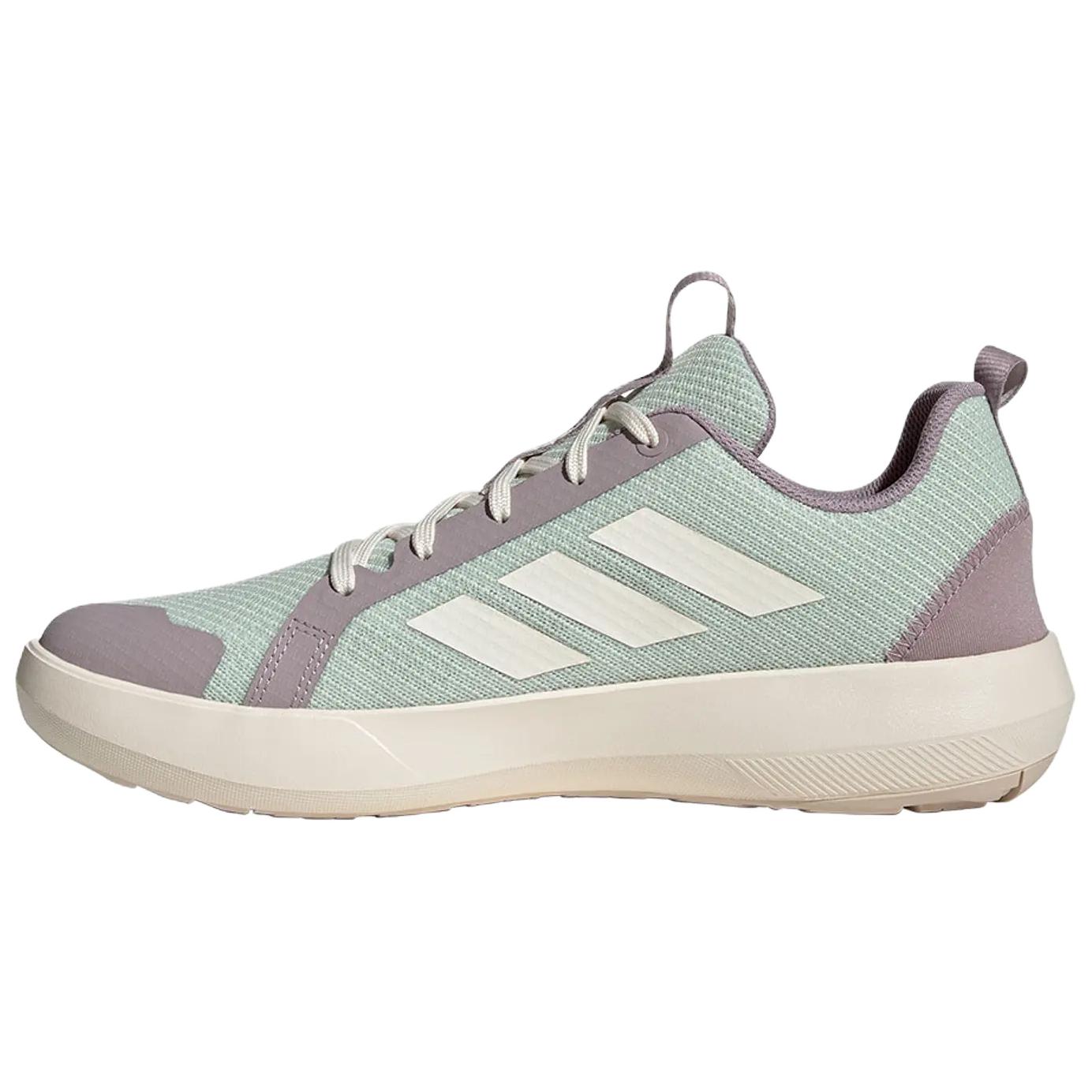 Adidas Terrex Boat PU, Textile Cushioning Breathable Lightweight Low top Hiking Shoes Unisex Light Green