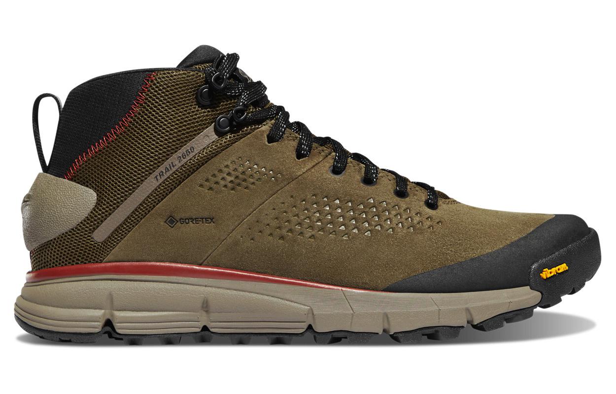 Danner Trail 2650 Suede Slip Resistant, Abrasion Resistant, Breathable, Lightweight Low top Mountaineering Hiking Shoes
