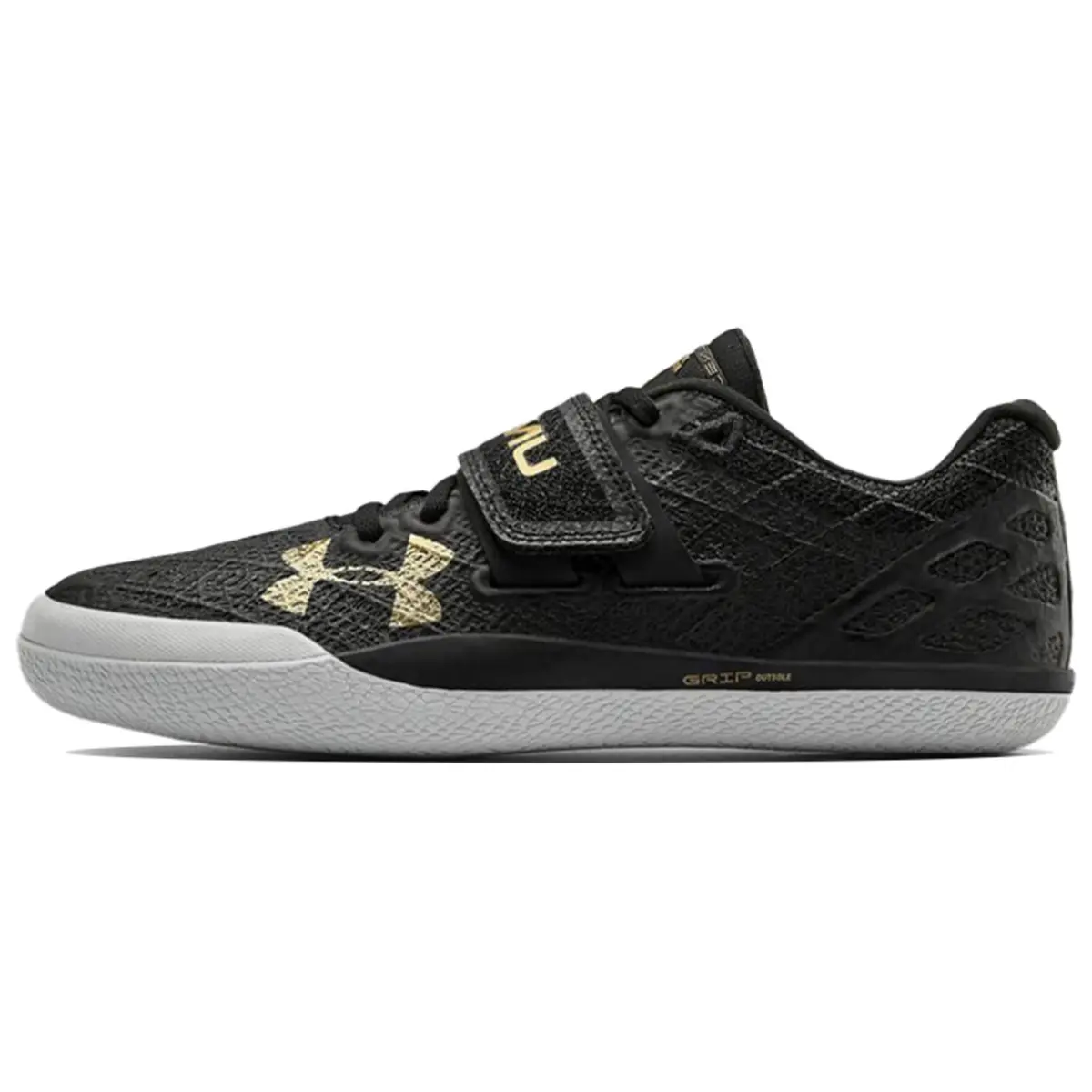 Under Armour Centric Grip Comfortable Low top Training Shoes Unisex Black Gold
