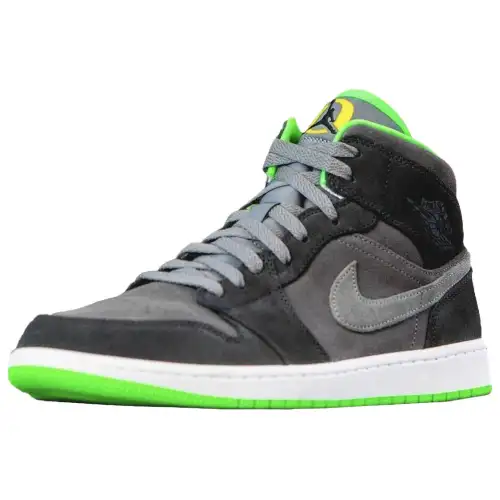 Jordan 1 Mid Oregon Ducks Track & Field Pe
