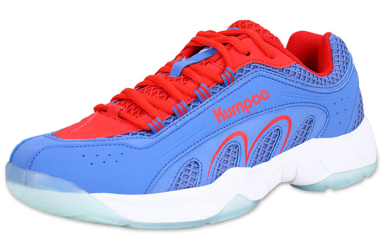 KUMPOO Badminton Shoes Unisex Low Top Blue