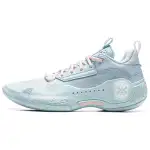 Li Ning Way Of Wade 10 Low Cushioning Slip Resistant Abrasion Resistant Low top Basketball Shoes Men's Gray Pink