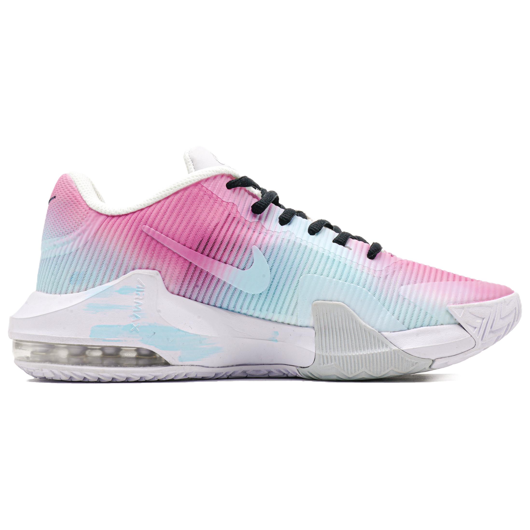 Nike Air Max Impact 4 Cushioning Slip Resistant Abrasion Resistant Mid top Basketball Shoes Men’s Blue Purple