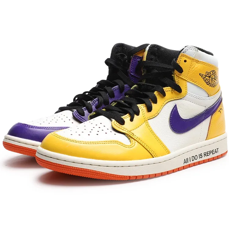 Jordan Air Jordan 1 2025 Retro Cushioning, Wear Resistant High top Vintage Basketball Shoes Unisex