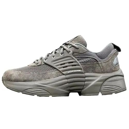 Jordan Slip Resistant Abrasion Resistant Low top Training Shoes Unisex Gray