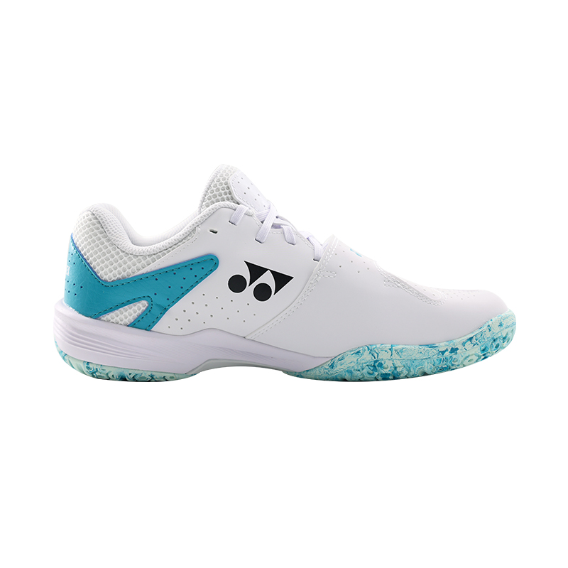 YONEX Textile, Synthetic Leather Cushioning Slip Resistant Breathable Coverage Low top Badminton Shoes Unisex Cyan