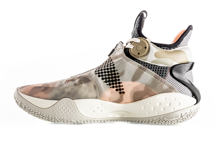 Li Ning SONIC 9 Boom Textile, Synthetic Leather, TPU Cushioning Slip Resistant Abrasion Resistant Coverage Support