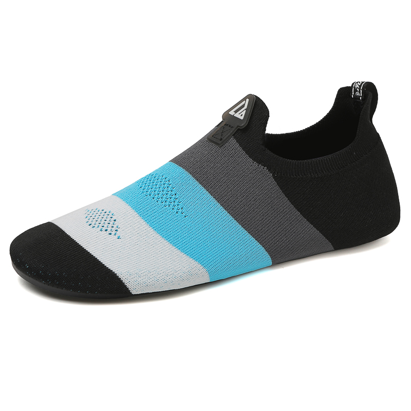 Leyang Slip Resistant Low top Training Shoes Unisex Black Blue White