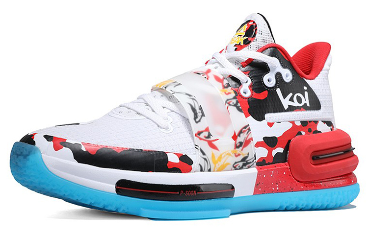 PEAK Flash 2 Generation Basketball Shoes Men’s Low Top Baymax/Red