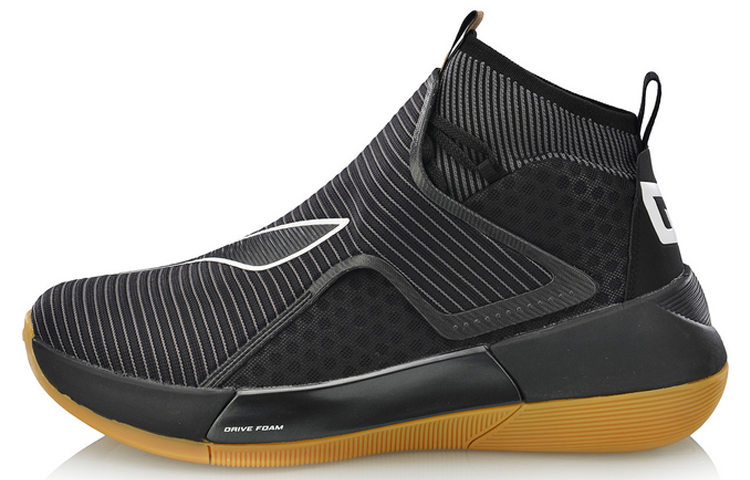 Li Ning YuShuai 12 Textile, Synthetic Leather, TPU Cushioning Slip Resistant Abrasion Resistant Coverage High top