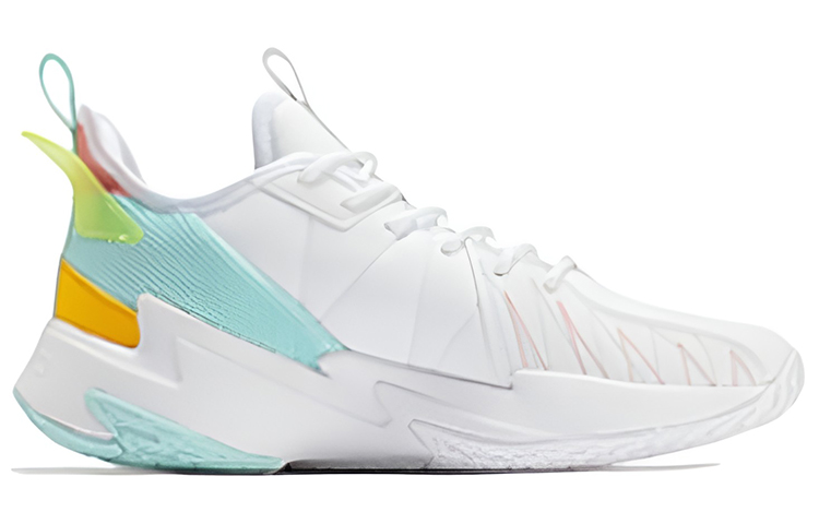 361° Shadow Blade 2 Basketball Shoes Men’s Low Top 361 Degrees White/Ice Clear/Yellow/Pink