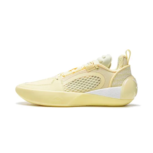 LiNing Li Ning All City 12 Encore Full Palm Strong Grip Stable Support Low-top Basketball Shoes Men's Crayon Yellow