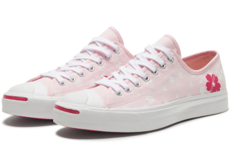 Кеды Converse Jack Purcell (розовые) — 樱桃粉 — фото 3