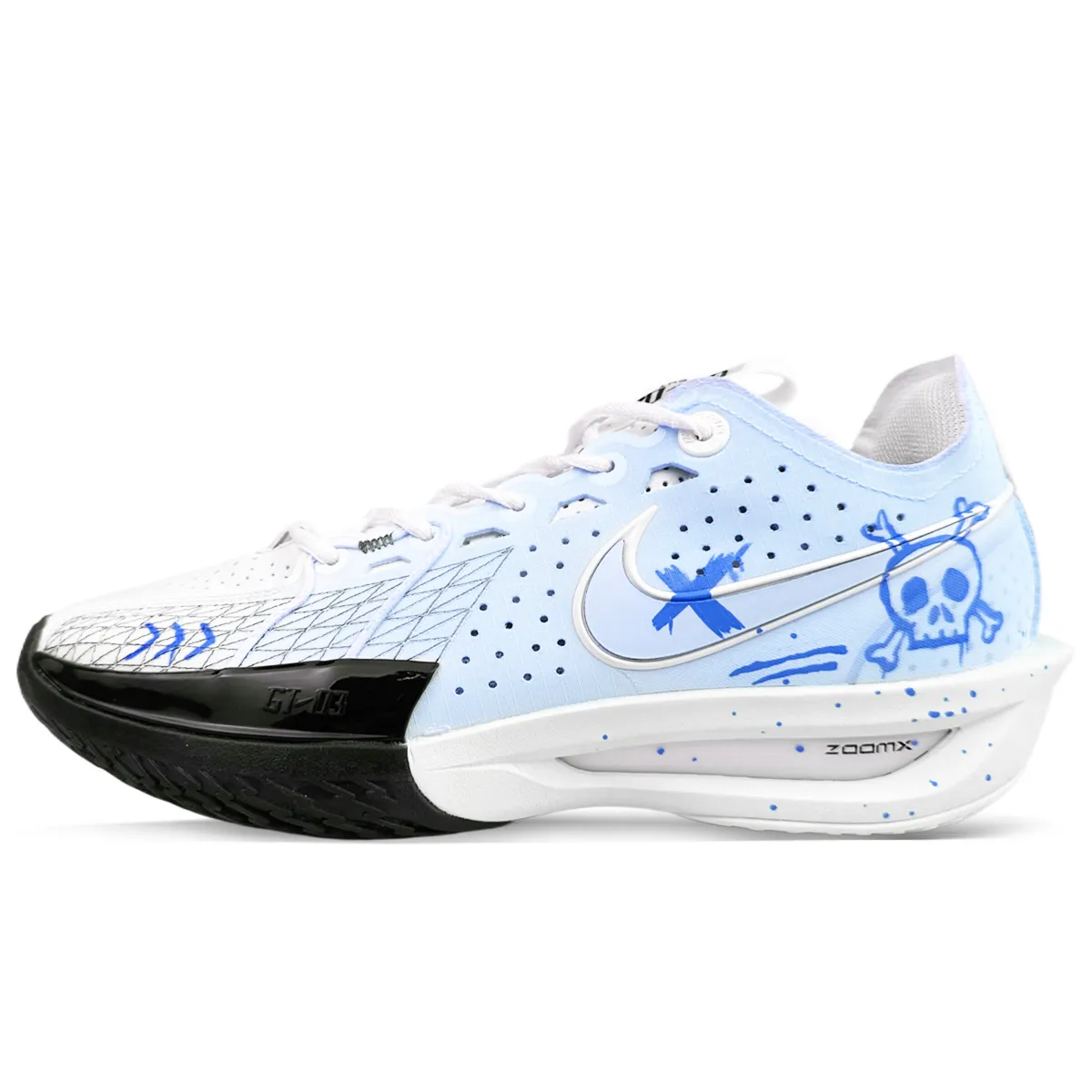 Nike G.T. Cut 3 Cushioning Rebound Cushioning Rebound Low top Basketball Shoes Unisex White Blue