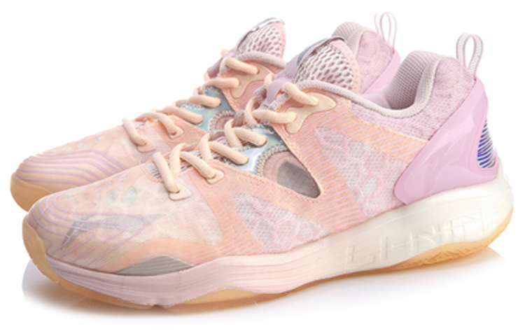 Li Ning Comfortable Cushioning Slip Resistant Abrasion Resistant Breathable Support Rebound Low top Badminton Shoes