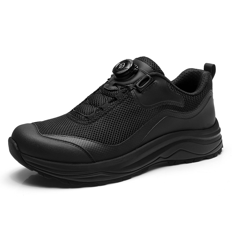 QIANGREN Abrasion Resistant Breathable Low top Training Shoes Men’s Black