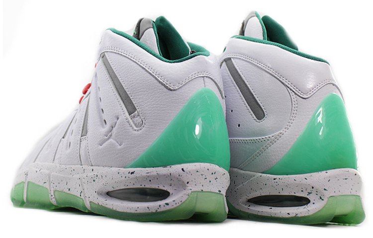 Мужские кроссовки Jordan Melo M7 China (бело-зеленый) — фото 4
