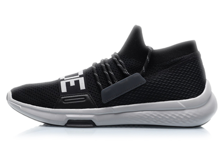 Li Ning Breathable Low top Vintage Basketball Shoes Unisex Standard Black