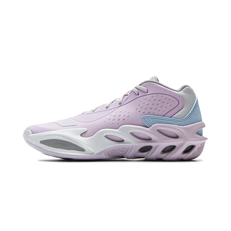 Li Ning XinSheng Mid top Basketball Shoes Men's Light Purple