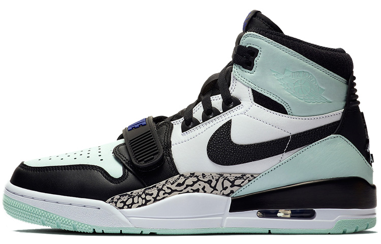 Jordan Legacy 312 utilizes the familiar “igloo” from art basel synthetic leather comfortable shock-absorbing anti-slip wear-resistant high-top retro basketball shoes men’s Tiffany green