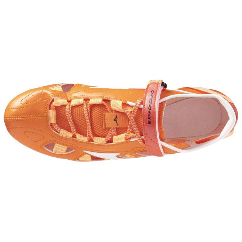 Mizuno Cushioning Abrasion Resistant Functionality Orange Track And Field Shoes Unisex Low top