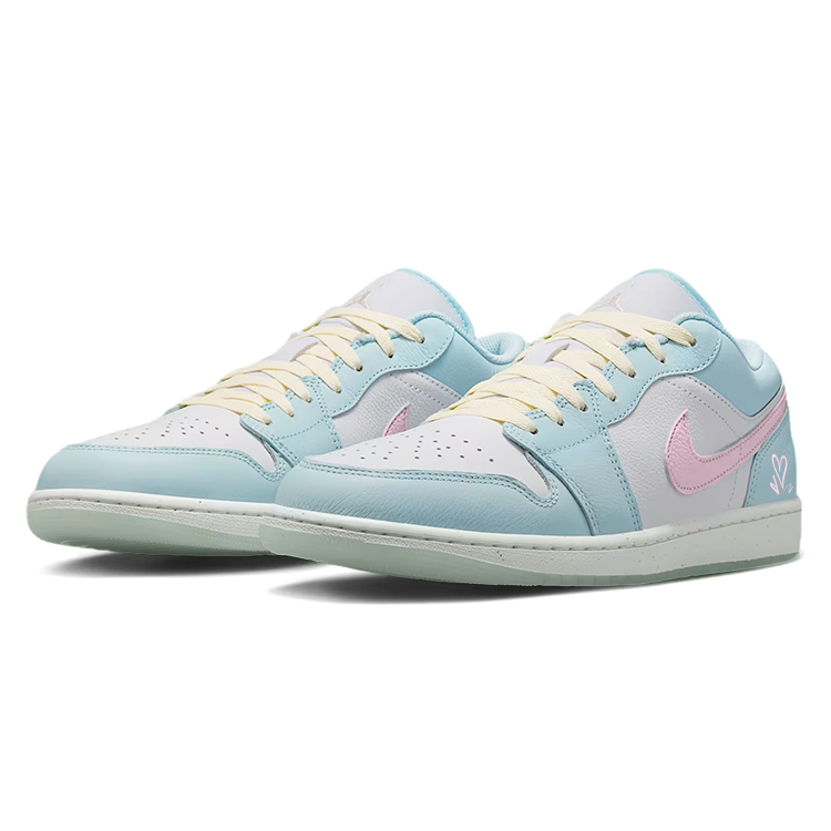 Jordan Air Jordan 1 Vintage Basketball Shoes Men’s Low Top White/Blue