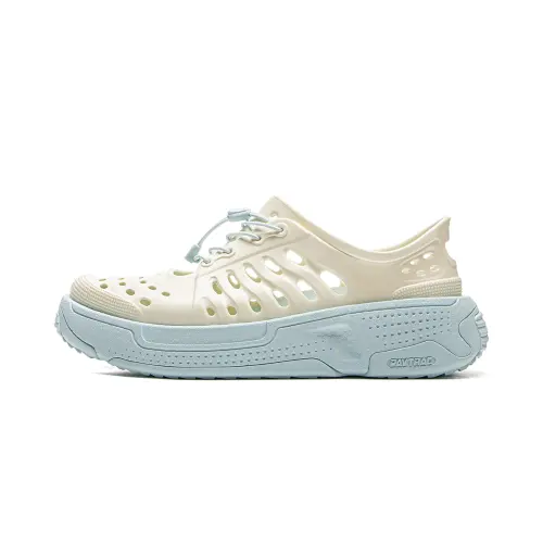 Li Ning Pan Gu Trek Slip Resistant Abrasion Resistant River Trekking Shoes Unisex Beige Blue