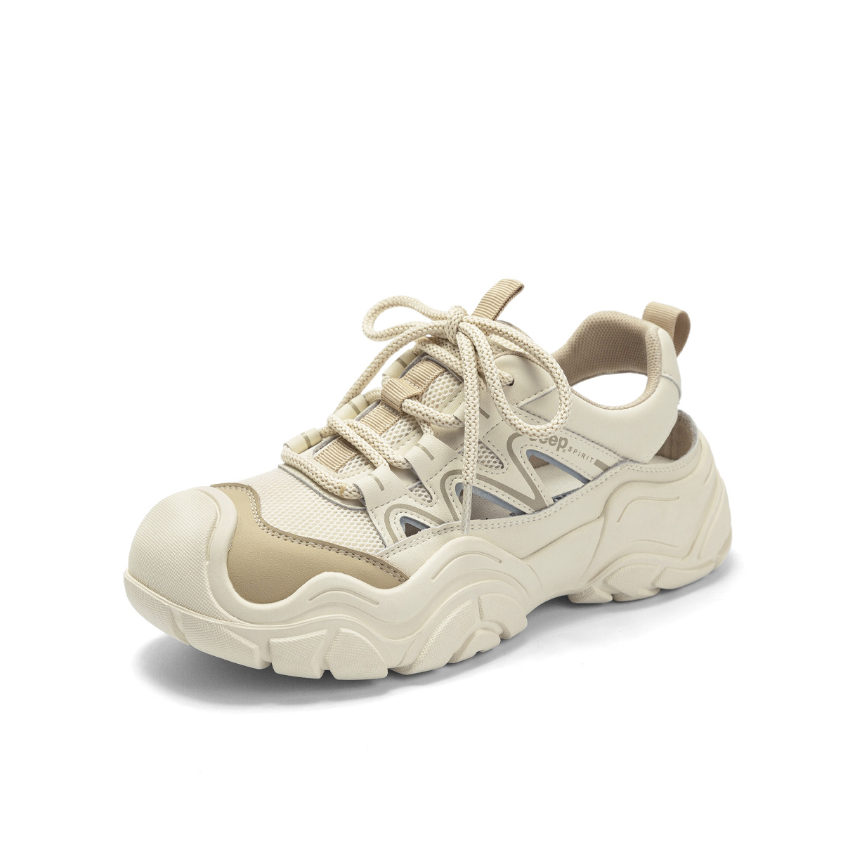 JEEP SPIRIT Outdoor Trail Running Synthetic Leather, Textile Low top Mountaineering Shoes Women’s