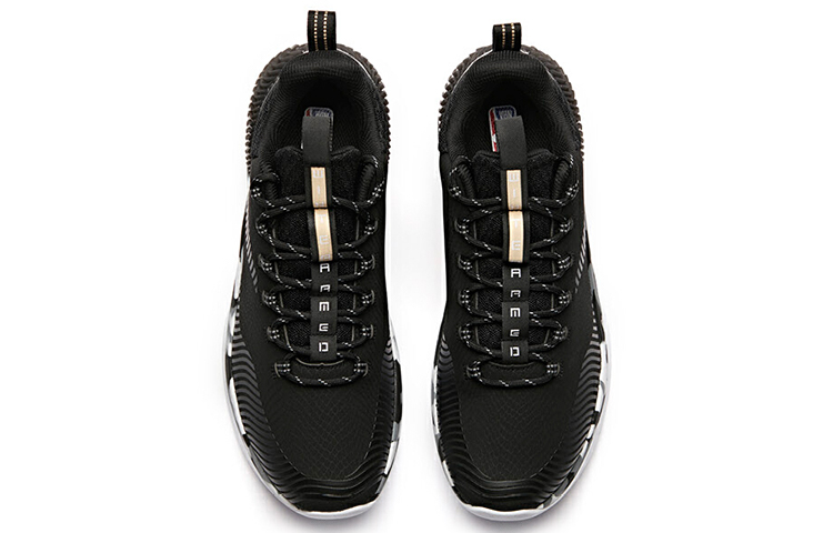 Anta The Dagger 2 Low top Basketball Shoes Men’s Black White Gray