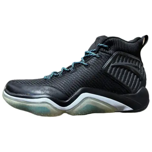 Anta UFO1.0 High top Basketball Shoes Men's Black Blue