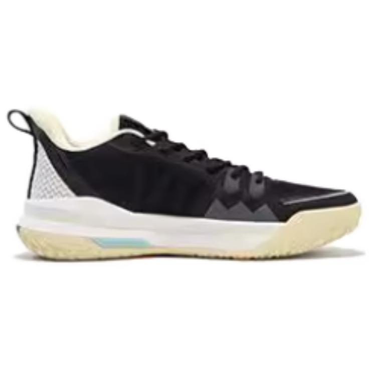 361° Burning War 4.0 Slip Resistant Abrasion Resistant Low top Basketball Shoes Men’s Black White
