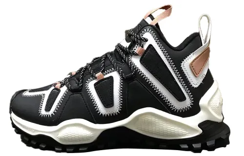 Anta Cushioning Slip Resistant Abrasion Resistant Thermal High top Performance Basketball Shoes Men's Black White