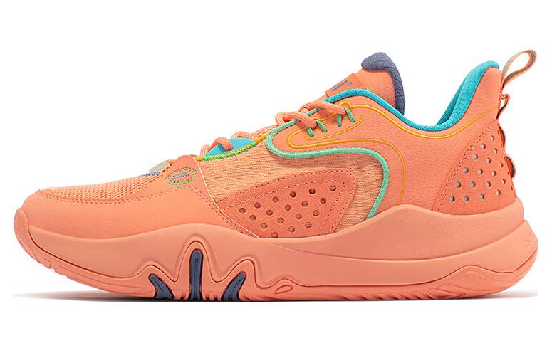 361° Slip Resistant Abrasion Resistant Low top Basketball Shoes Men’s Orange Blue