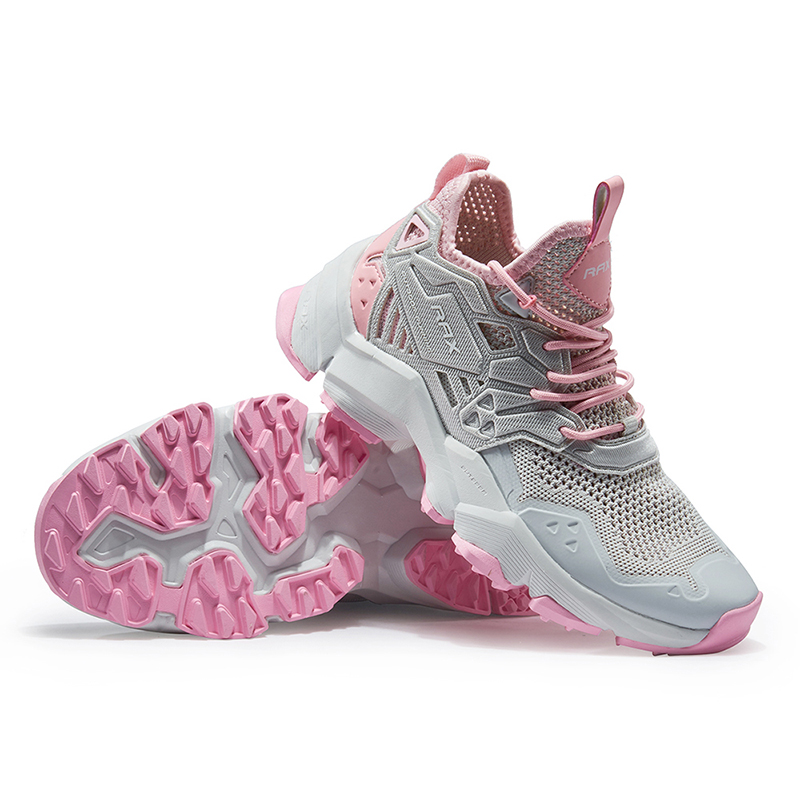 RAX Slip Resistant, Breathable, Lightweight Low top Outdoor Shoes Women’s Gray Pink
