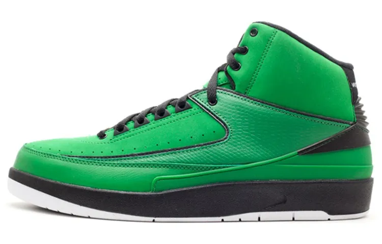 Jordan Air Jordan 2 Retro QF Candy Pack Fashion High top Vintage Basketball Shoes Men's Green