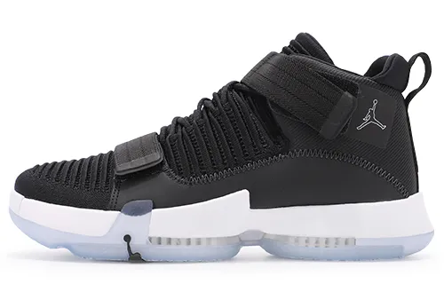 Jordan Supreme Elevation PF Butler comfortable fabric shock-absorbing, non-slip and wear-resistant mid-top Air Zoom practical basketball shoes men's black