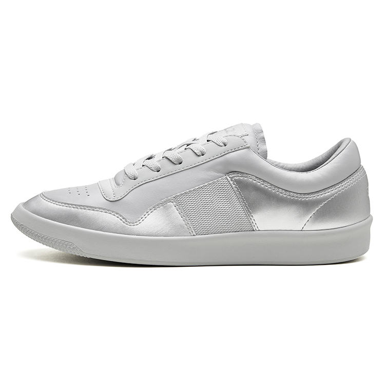 EQLZ EQUALIZER 1970 Low top Vintage Basketball Shoes Unisex Liquid Silver