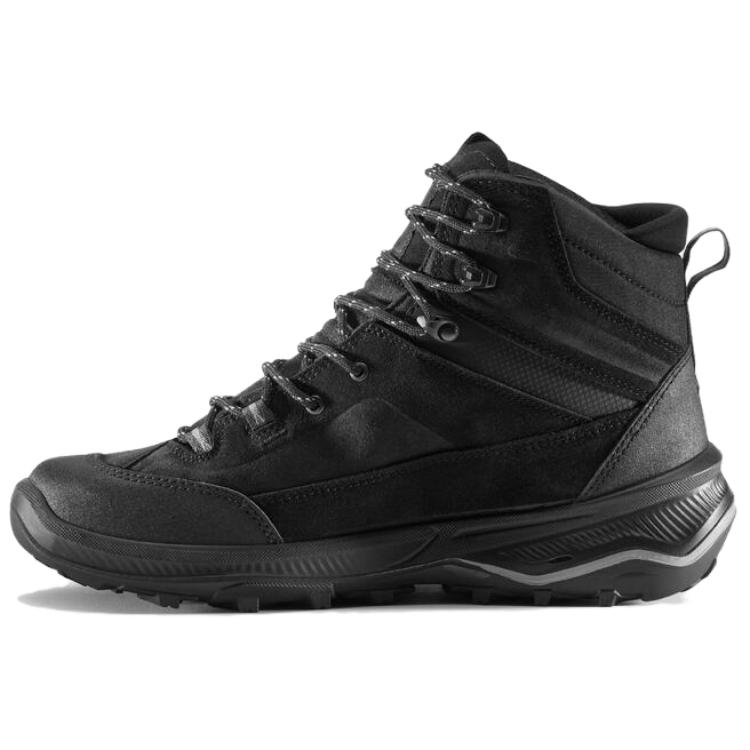 DECATHLON MT100 Slip Resistant, Abrasion Resistant, Waterproof, And Breathable High top Hiking Shoes Men’s Black
