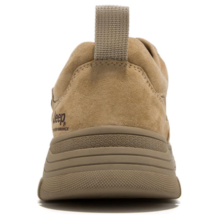 Comfortable And Breathable Jeep Abrasion Resistant Low top Hiking Shoes Men’s Sand