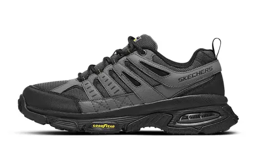 Skechers Air Envoy Mesh, Textile Low top Chunky Sneakers Men's Black