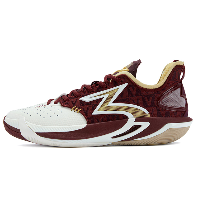 361° BIG3 6.0 Pro Steed Cushioning, Wear Resistant Low top Basketball Shoes Men’s Black Cherry