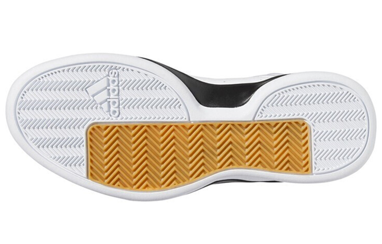 Adidas Pro Adversary Low Slip Resistant Abrasion Resistant Mid top Basketball Shoes Men’s Black White