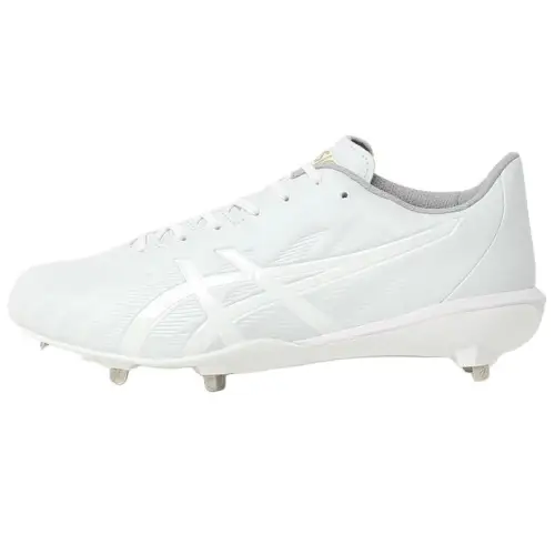 Asics Goldstage Low Top Upper Height Baseball Shoes Men's White