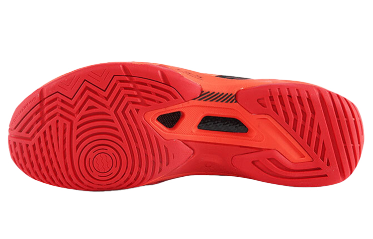 VICTOR Slip Resistant, Abrasion Resistant, Breathable, Lightweight Low top Badminton Shoes Unisex Red