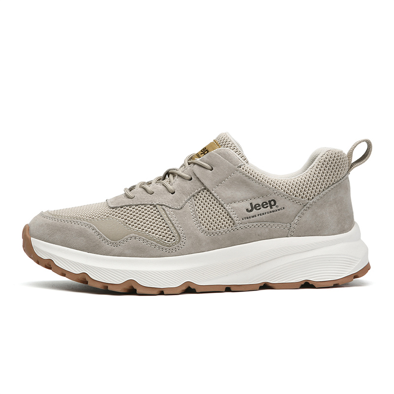 Jeep Leather, Textile Athleisure Low top Mountaineering Hiking Shoes Men’s