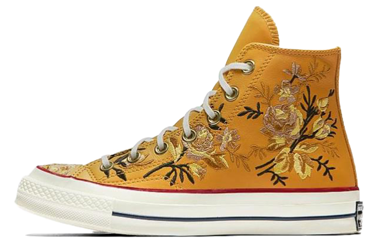 Женские кеды Converse 1970s Chuck 70 Parkway Floral (желтые)