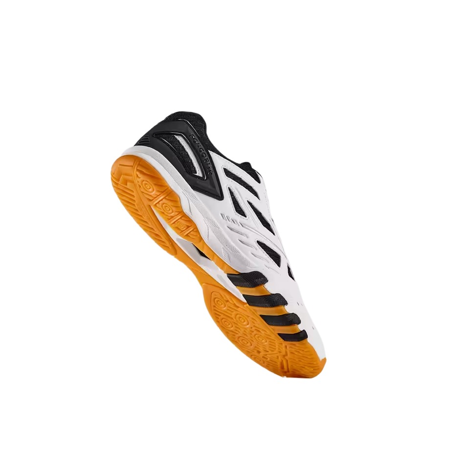 DECATHLON Cushioning, Wear Resistant Low top Table Tennis Shoes Unisex Black White