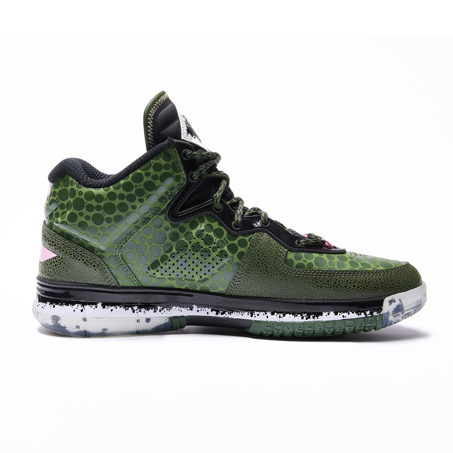 Li Ning WOW 1 Basketball Shoes Men’s High Top Green