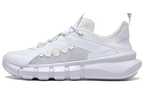 Li Ning Essence Enlightenment Slip Resistant Abrasion Resistant Low top Vintage Basketball Shoes Men's Standard White