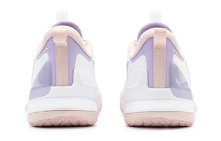 361° Big3 4.0 SWITCH Care Is Priceless Slip Resistant Abrasion Resistant Low top Basketball Shoes Men’s White Purple
